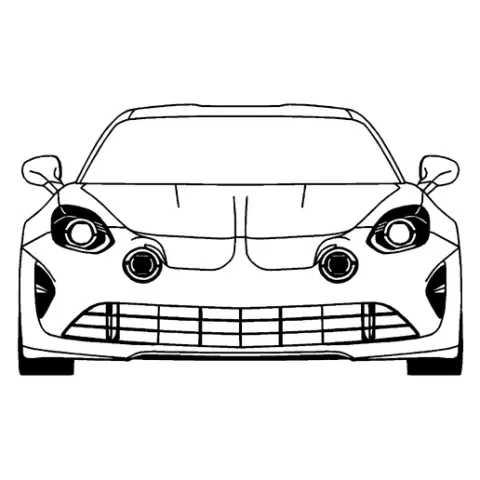 Alpine A110 Front