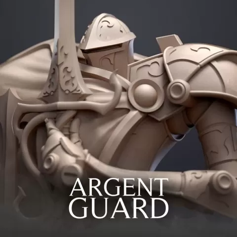 Argent Guard by Comet Lord Miniatures