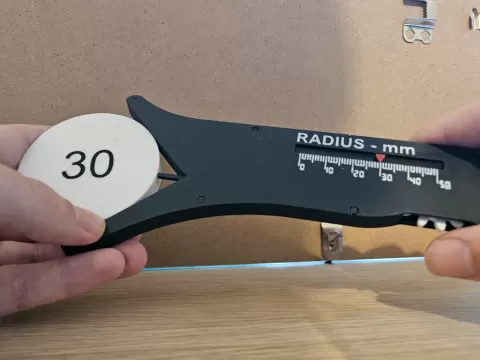 Sliding Radius Gauge (1:1)