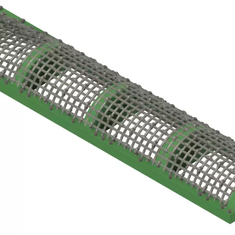 Three sets of 1/35 scale WWII Soviet KV tank deck grills for Trumpeter, RFM, and new Tamiya Kits.