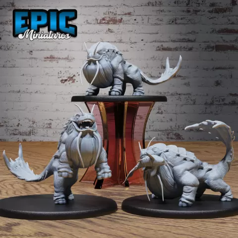 Whale Cat Set / Lord of the Sea / Water Beast / Aqua Tribe Creature / Moby Dick Hybrid / Underwater Encounter by Epic-Miniatures