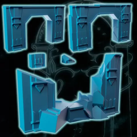 Echoes of Moria: 3D Printable Gateways in Different Stages of Decay by LineofSight