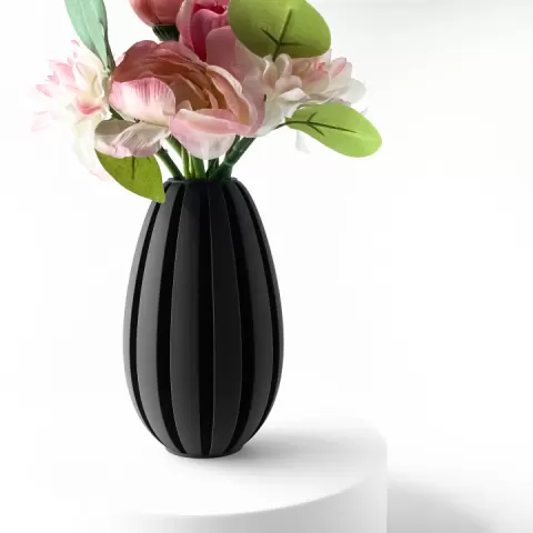 The Gani Vase, Modern and Unique Home Decor for Dried and Flower Arrangements | STL File by MODERN MACHINE