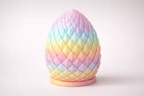 Fantasy Easter Dragon Egg Decor STL