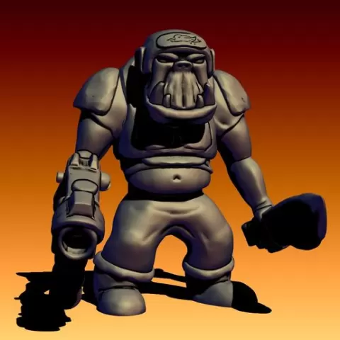 Retro space ork