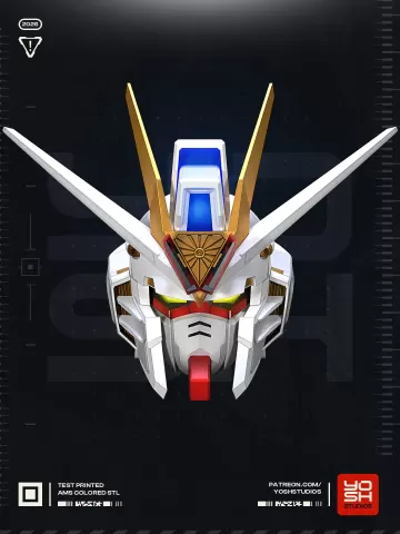 Mecha Mighty Strike Helmet 3D Printer STL file