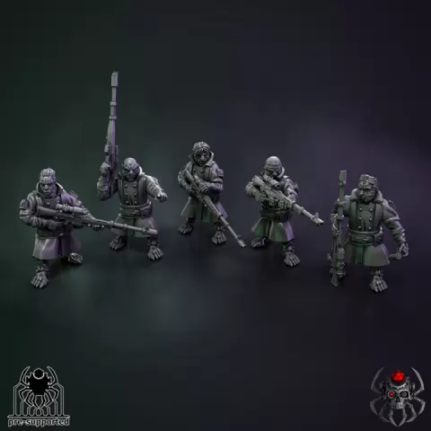 "Space Rats" Squad by EightLegsMiniatures