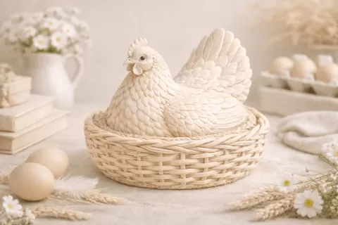 Hen on Nest STl.stl