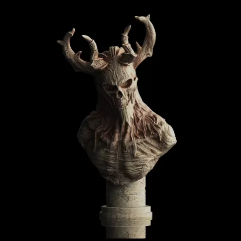 Wendigo bust (Pre-Supported) by Fotis Mint Studios