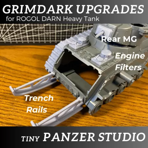 Grimdark Upgrade for Heavy Tank by Tiny Panzer Studio