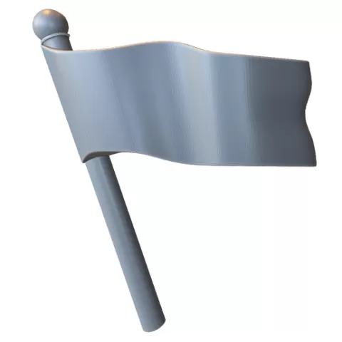 Waving Flag STL