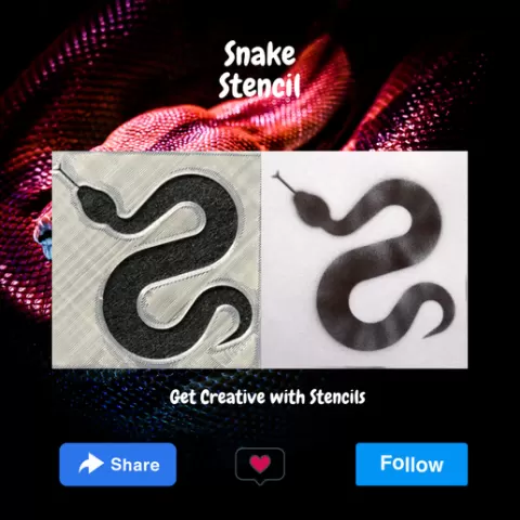 Snake Stencil