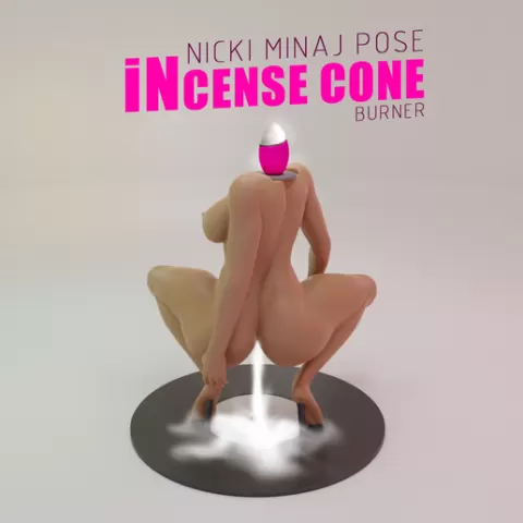 Backflow Incense Burner Nicki Minaj Pose