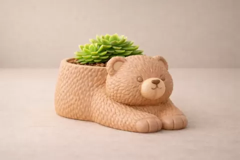 Bear Planter.stl