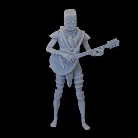 Warforged Bard - Pirates and Swashbucklers Vol.II Kickstarter by YourNeighborKnight Minis