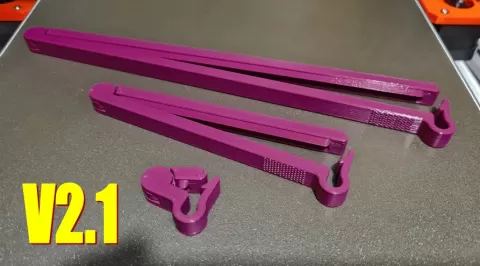 Bag Clip V2 with automatic snap-in mechanism