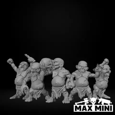 Halfling Ghouls group by Max Mini