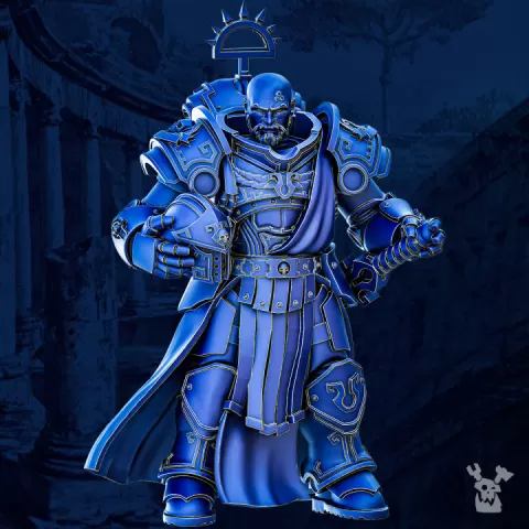Scipion Tribun Legio Prima - Prime Armored Space Captain of Legio Prima Victrix by dakkadakka.store