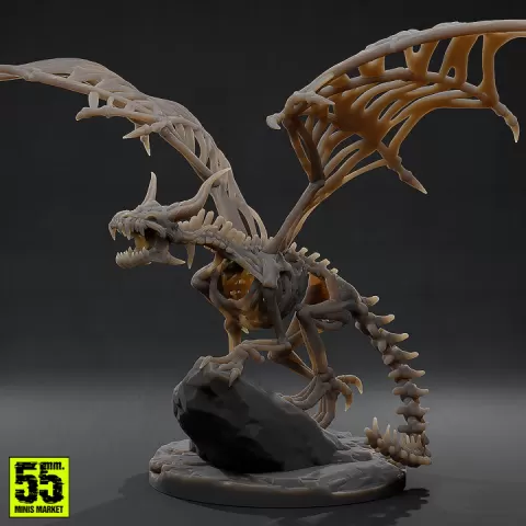 Skeleton Dragon by 55mm