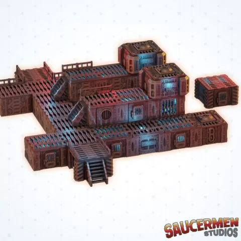 Prison Complex by Saucermen Studios
