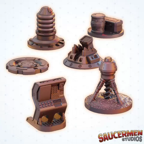 Mining Rig Objective Markers by Saucermen Studios