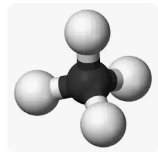Methane molecule