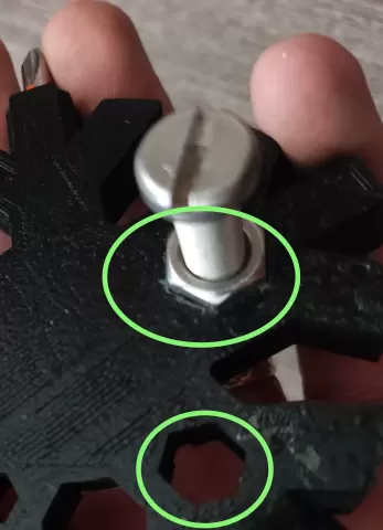 snowflake multitool bitholder gadget - steve3D