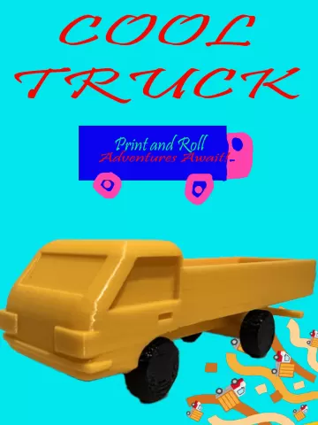 Cool Truck: Print and Roll!