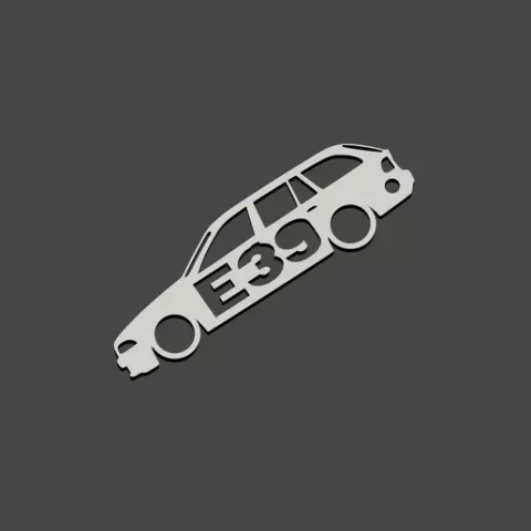 BMW e39 combi wagon keychain
