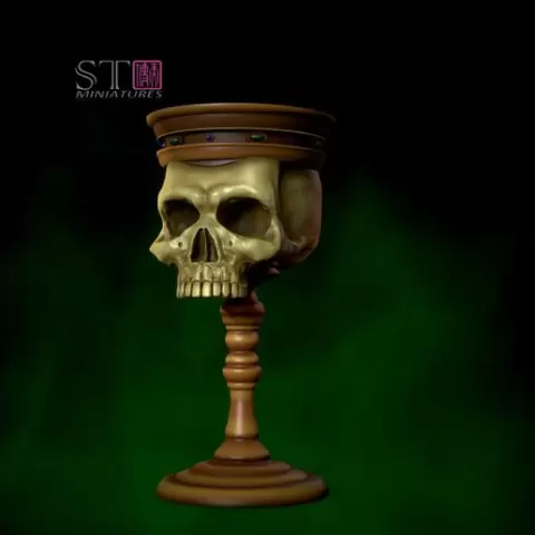 Skull cup model 2