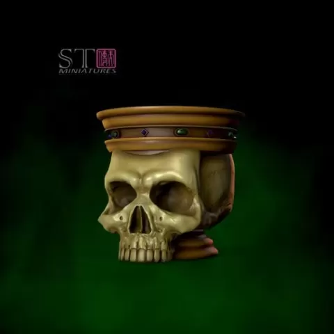 Skull cup model 1