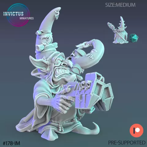 Goblin Battle Shaman Aiming / Goblinoid Space Warrior / Warship Soldier / Alien Base Magician / Cyberpunk Ogre / Cosmic Invasion Army / Green Skin Steampunk / Sci-Fi Encounter by Epic-Miniatures