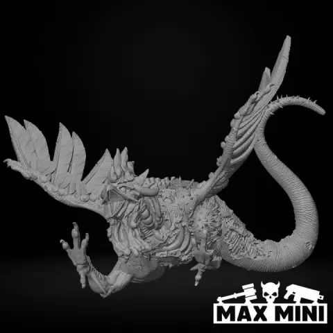 Zombie Cockatrice by Max Mini