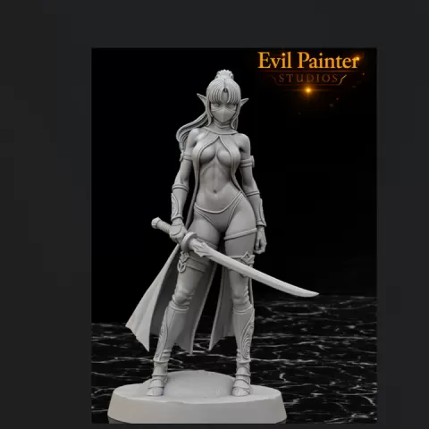 Thalyss Starreaver Pre-supported by Evil painter Studios