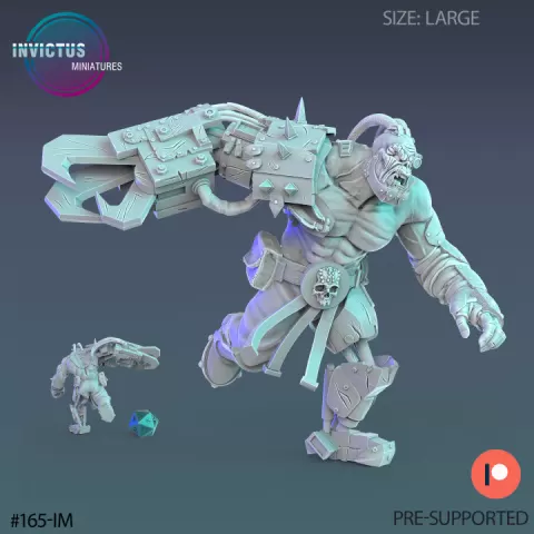 Orc Berserk Attack / Warship Soldier / Male Space Warrior / Alien Base Predator / Cyberpunk Headhunter / Cosmic Invasion Army / Trooper Attack / Sci-Fi Encounter by Epic-Miniatures