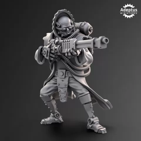 Techno Ranger (pose 5) by Adeptus Miniatures