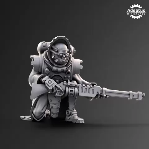Techno Ranger (pose 4) by Adeptus Miniatures