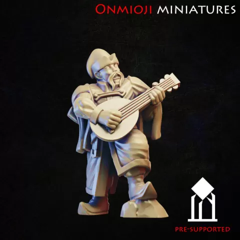 Strelets bard by Onmioji miniatures