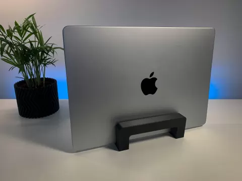 Vertical laptop stand