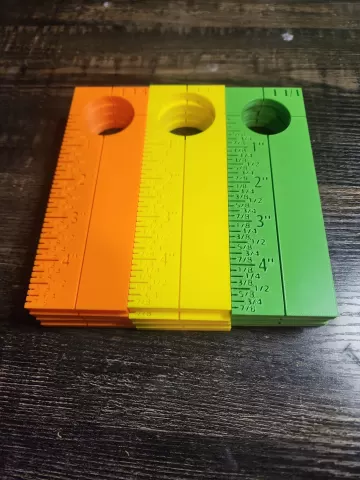 Ruler with drill hole - Hydras Treasure