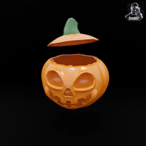 Pumpkin Container 2 - Halloween - EndK7