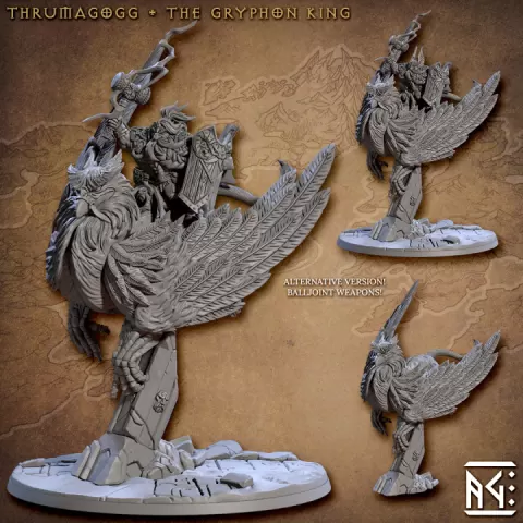 Thrumagogg - The Gryphon King (Defenders of Lok-Badar II) by Artisan Guild