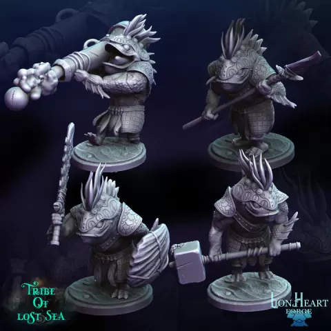 Fishman (4 variations) by Lion Heart Forge