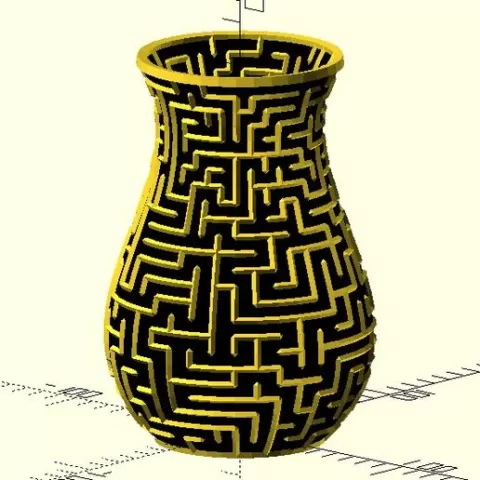 Maze vase