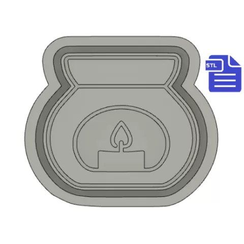 Wax Burner Mold Housing