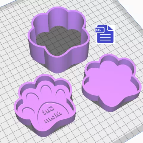 Cat Mom Paw Bath Bomb Mold