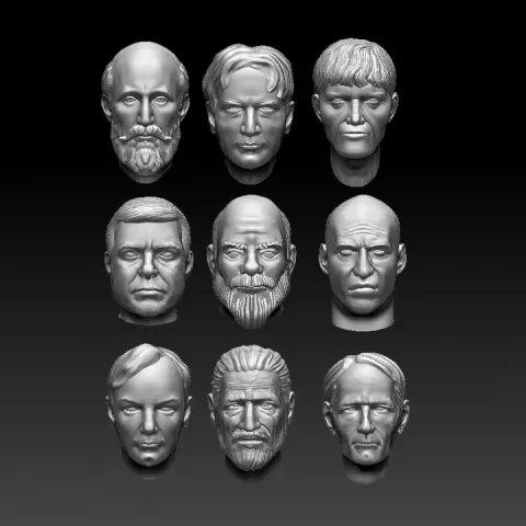 heads by Dmitry Tishchenkov