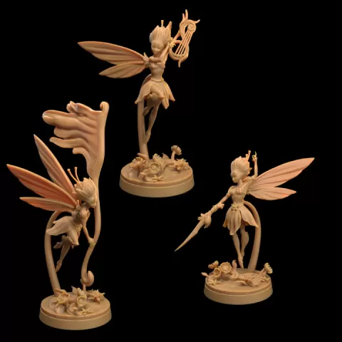 Seelie Guard Command Group | Plus Upgrades | PRESUPPORTED | The Fae Petal Courts by The Dragon Trappers Lodge