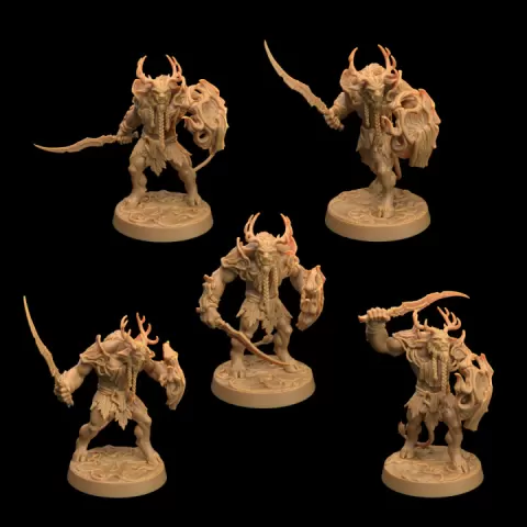 Forestfolk | Plus Upgrades | PRESUPPORTED | The Fae Petal Courts by The Dragon Trappers Lodge