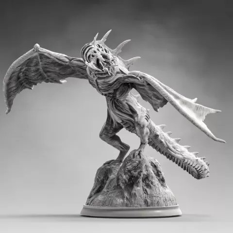 Tialoth, Squid Dragon by Evox Arts